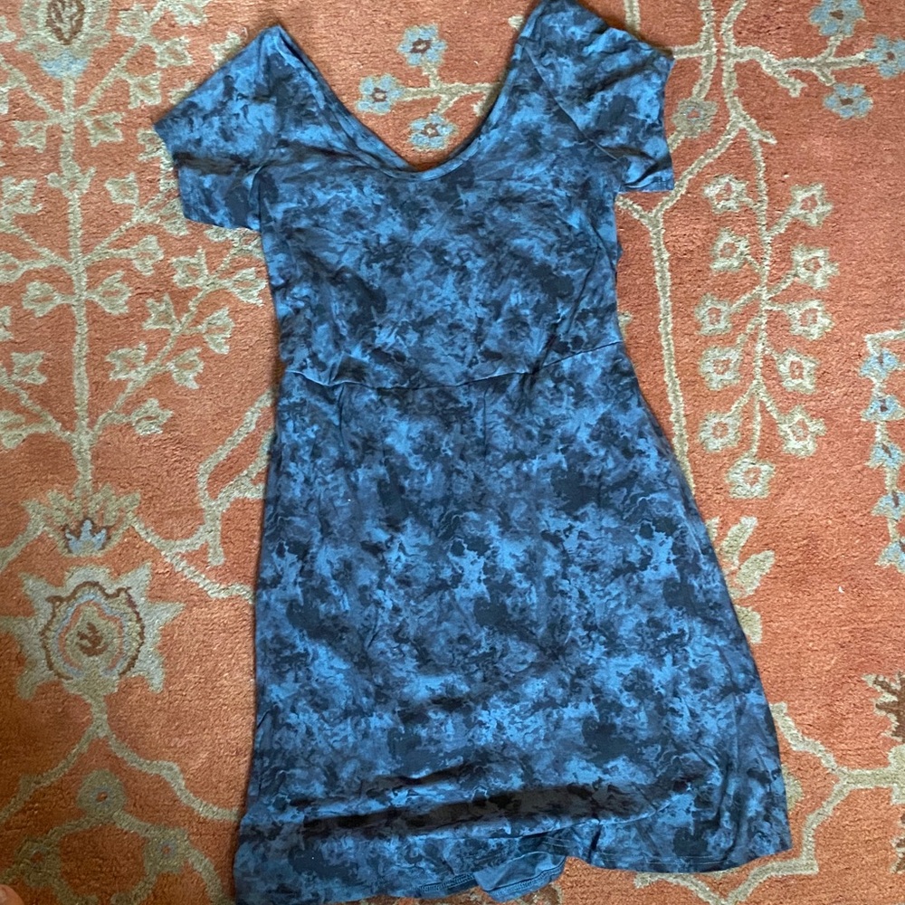 Pact Fit and Flare Crossover V-Neck Dress XL